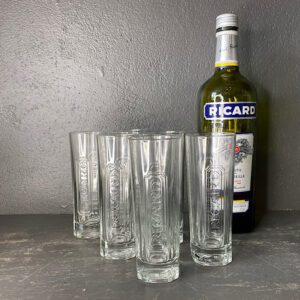 ricard relief glas fra bellevue vintage