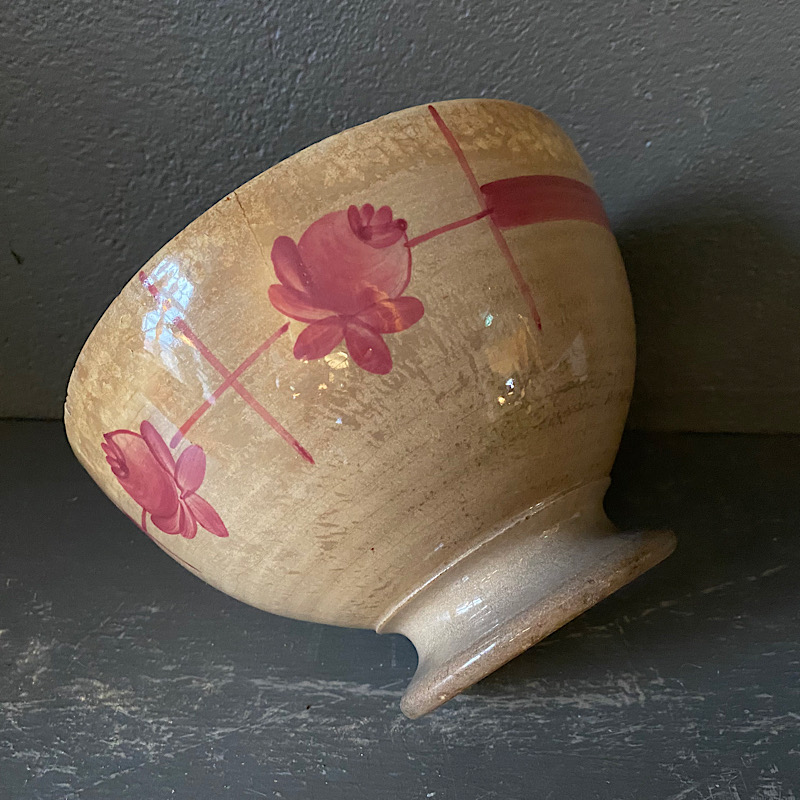 patineret kaffeskål - bellevue vintage 3 max patineret kaffeskål med blomst fra bellevue vitnage - foto 3