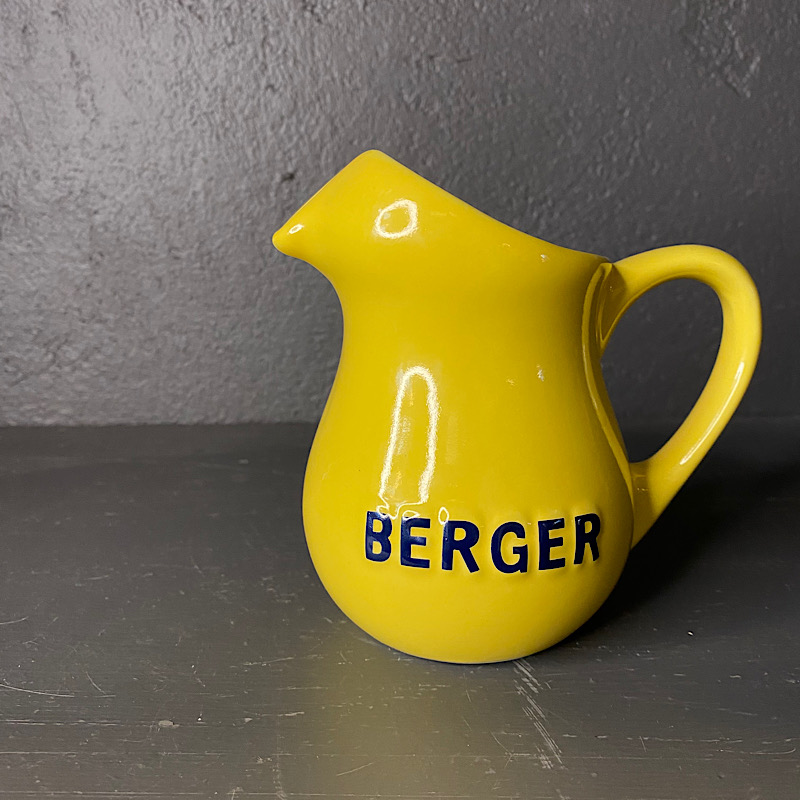 Lille gul Berger kande fra Bellevue Vintage Lille gul Berger kande fra Bellevue Vintage