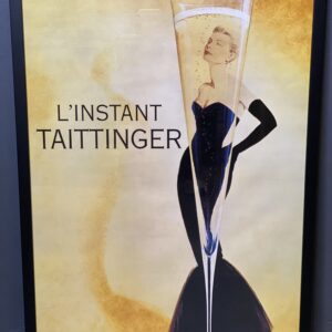 L'instant Taittinger original plakat fra Bellevue Vintage