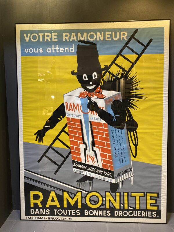 Ramonite original plakat fra Bellevue Vintage Ramonite original plakat fra Bellevue Vintage