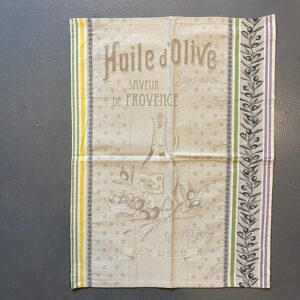Franske viskestykker HUILE D'OLIVE fra Bellevue Vintage