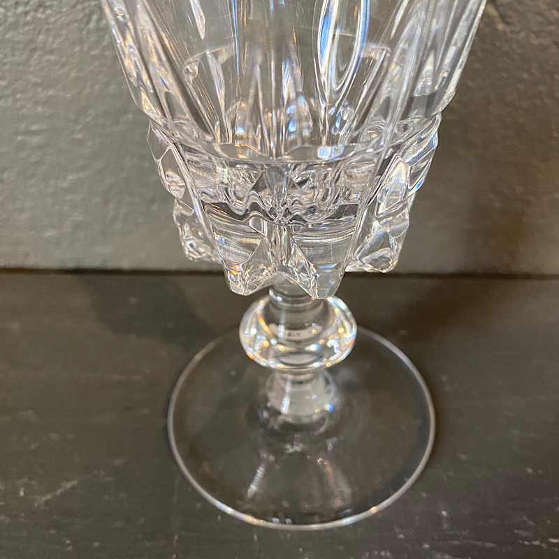 Krystal hvidvinsglas m flot kantet form fra Bellevue Vintage - foto 2 Krystal hvidvinsglas m flot kantet form fra Bellevue Vintage - foto 2