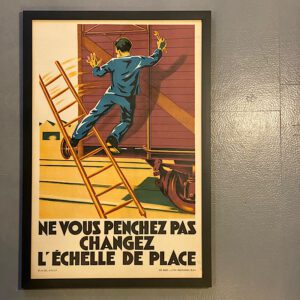 L'echelle de place original plakat fra Bellevue Vintage